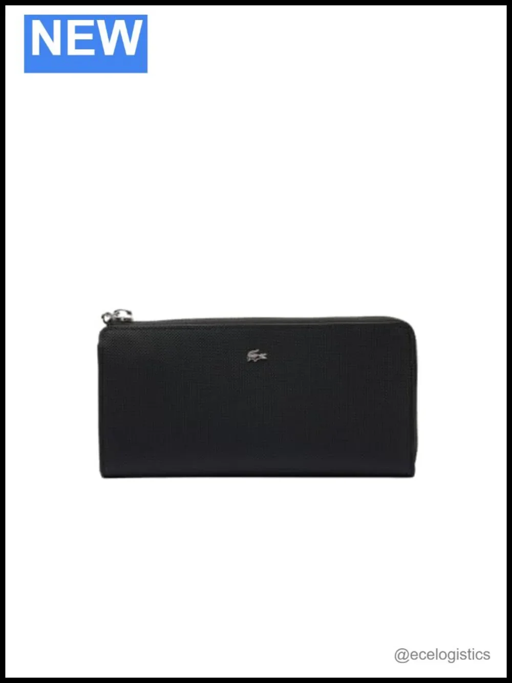 Petit Pique Zippered Billfold Wallet with 8 Card Slots - Women's